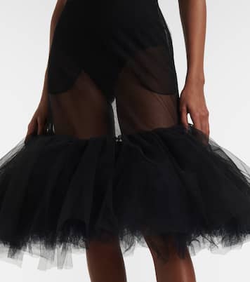 Abito sottoveste con tulle | Simone Rocha