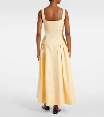 Robe midi White Label Kendall en coton mélangé | Proenza Schouler