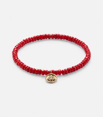 Bracelet en or 14 ct, perles et diamant | Sydney Evan