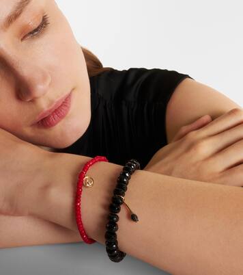 Bracelet en or 14 ct, perles et diamant | Sydney Evan