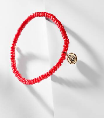 Bracelet en or 14 ct, perles et diamant | Sydney Evan