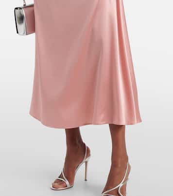 Abito midi Elyse in misto seta | Staud