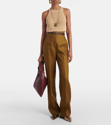 Top Lolly en lin et soie mélangés | Max Mara