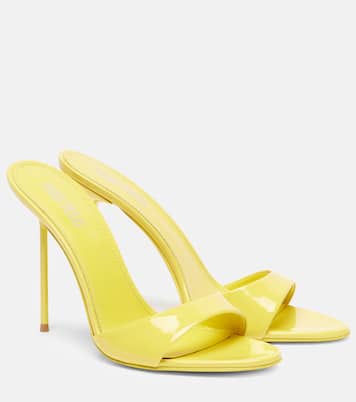 Mules Lidia en cuir verni | Paris Texas
