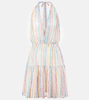 Zigzag halterneck minidress | Missoni