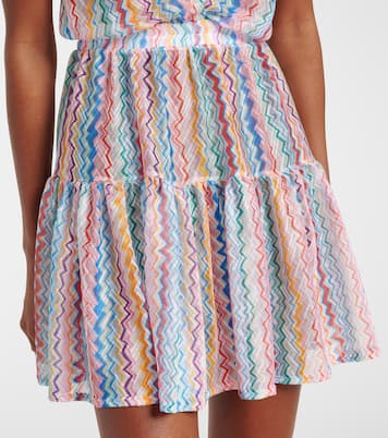 Zigzag halterneck minidress | Missoni