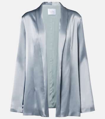 Julianne satin blazer | Galvan