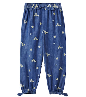 Lucky Kids embroidered cotton pants | Zimmermann Kids
