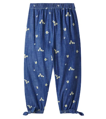 Lucky Kids embroidered cotton pants | Zimmermann Kids