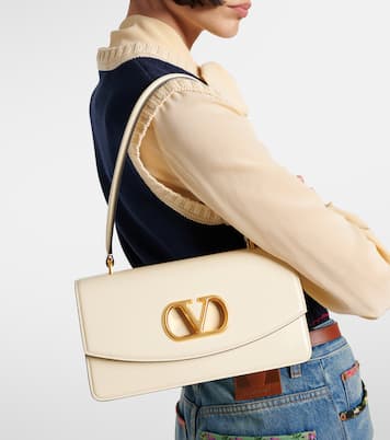Vain VLogo leather tote bag | Valentino Garavani