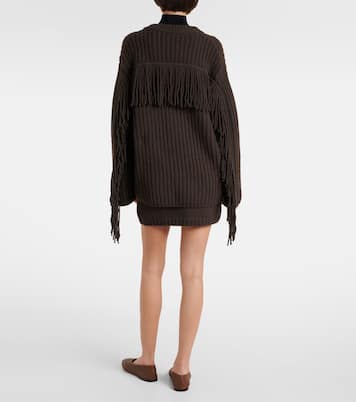 Hilma fringed oversized sweater | Lisa Yang
