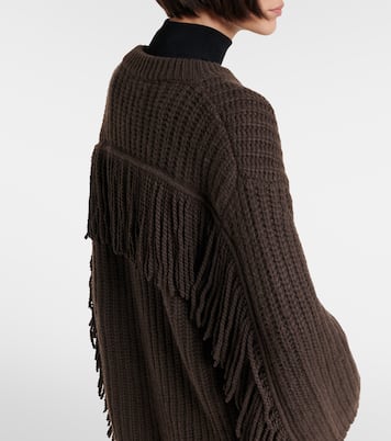 Hilma fringed oversized sweater | Lisa Yang