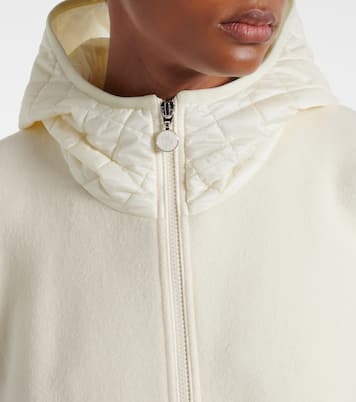 Logo wool-blend jacket | Moncler