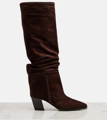 Hart Stitch 60 suede knee-high boots | Jimmy Choo