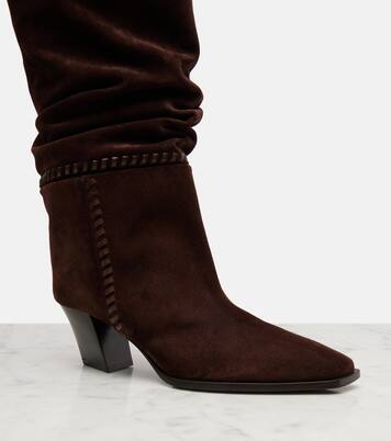 Hart Stitch 60 suede knee-high boots | Jimmy Choo