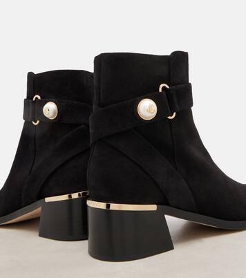 Noor 45 suede ankle boots | Jimmy Choo