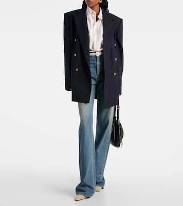 Jill 95 leather ankle boots | Saint Laurent