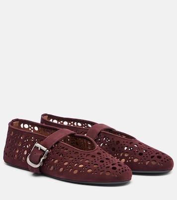 La Ballerine leather ballet flats | Alaïa