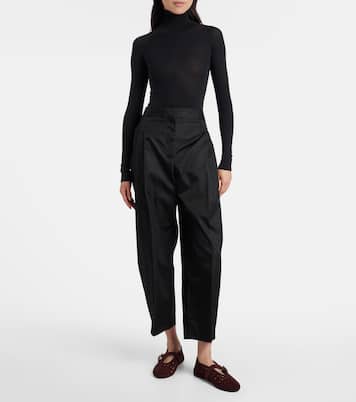 La Ballerine leather ballet flats | Alaïa