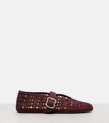 La Ballerine leather ballet flats | Alaïa