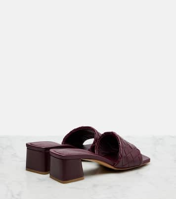 Parco 45 Intrecciato leather mules | Bottega Veneta