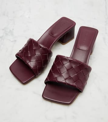 Parco 45 Intrecciato leather mules | Bottega Veneta