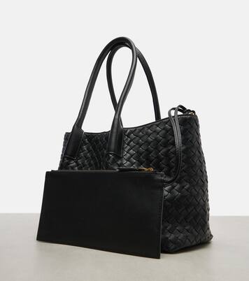 Pinacoteca Small reversible leather tote bag | Bottega Veneta