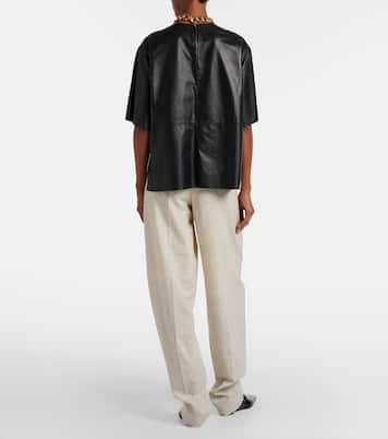 Tanjic leather top | Joseph