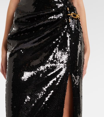 Chain-detail sequined gown | Balmain