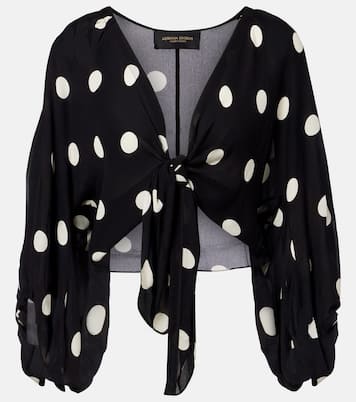 Polka-dot crop top | Adriana Degreas