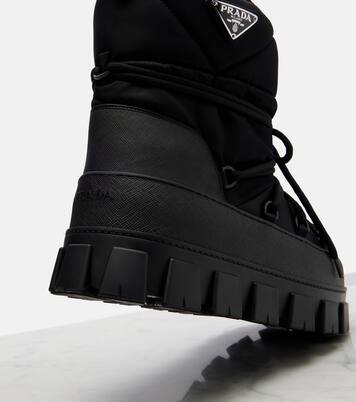Re-Nylon gabardine snow boots | Prada