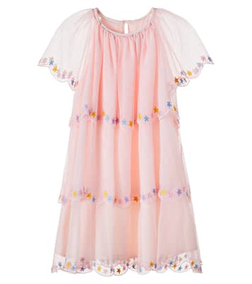 Embroidered tulle dress | Stella McCartney Kids