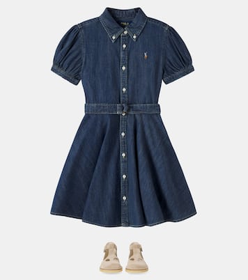 Belted denim shirt dress | Polo Ralph Lauren Kids
