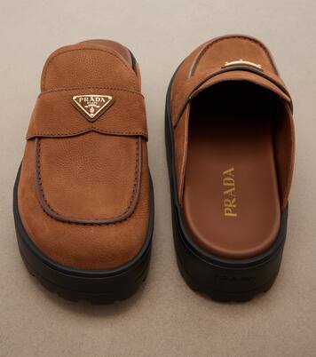 Suede mules | Prada