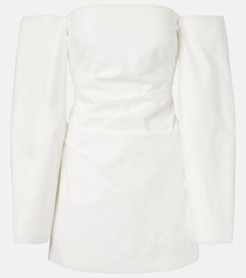 Robe Martina en coton à encolure bardot | SIR