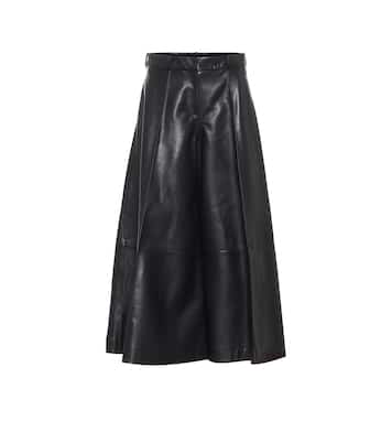 Jupe-culotte Selma en cuir | Khaite