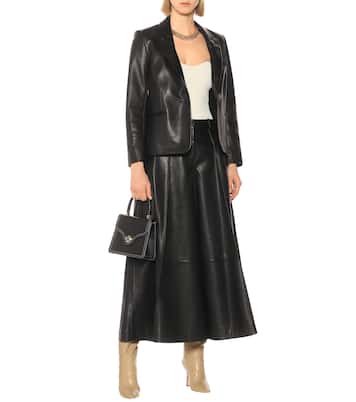 Jupe-culotte Selma en cuir | Khaite