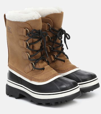Caribou shearling and nubuck snow boots | Sorel