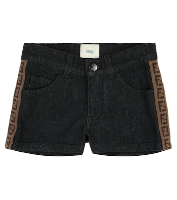 Shorts FF de algodón elastizado | Fendi Kids