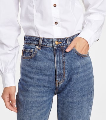 Jeans flared a vita alta | Ganni