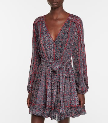 Eleni floral silk minidress | Ulla Johnson