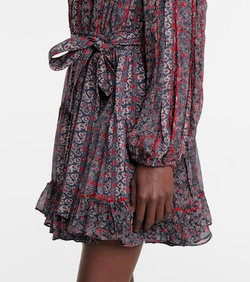 Eleni floral silk minidress | Ulla Johnson