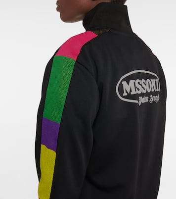 x Missoni - Felpa in jersey tecnico con zip | Palm Angels
