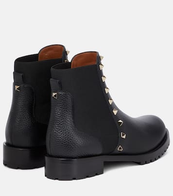 Rockstud leather Chelsea boots | Valentino Garavani