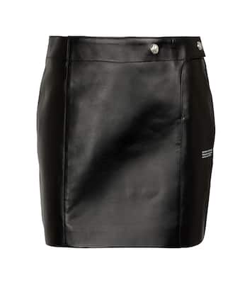 Mini-jupe en cuir | Off-White