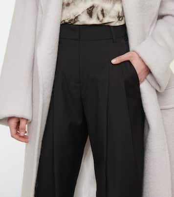 Pantalones anchos Gelso de tiro alto | The Frankie Shop