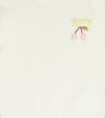 Bestickter Pullover aus Baumwolle | Bonpoint