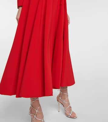 Vestido midi con cinturón | Norma Kamali