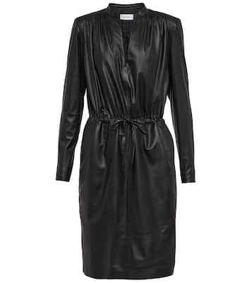 Leather minidress | Yves Salomon