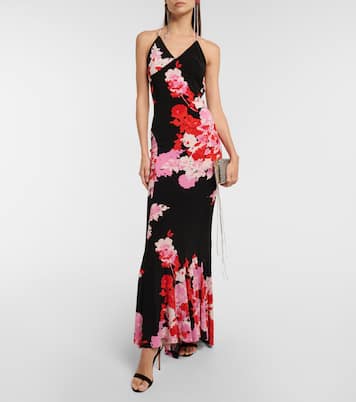 Floral jersey gown | Norma Kamali